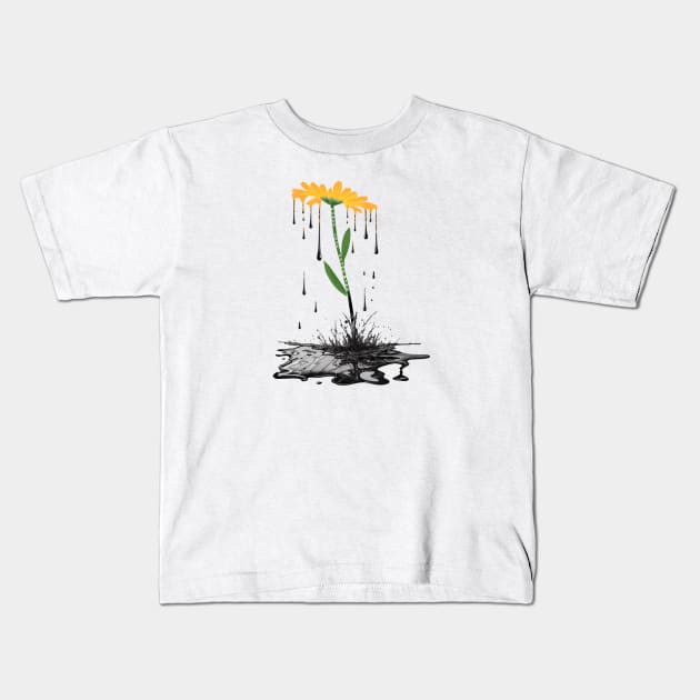 DAISY Kids T-Shirt by fiftyfive17